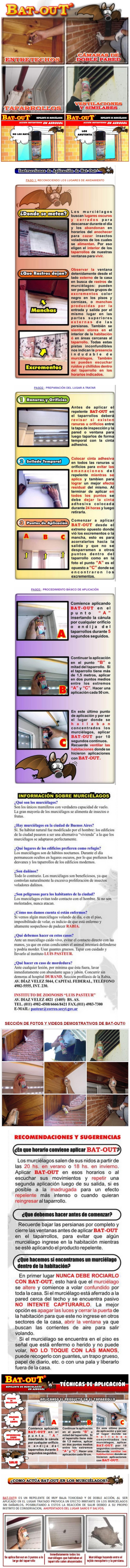Repelente murcielagos BatOut